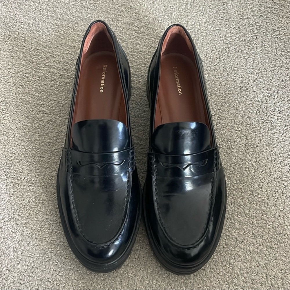 Reformation Agathea loafers 9